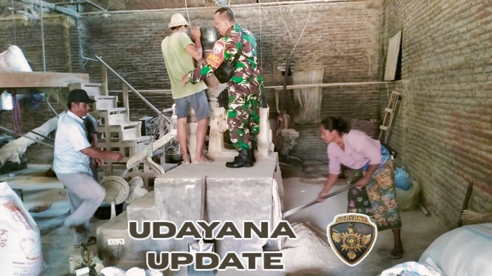 Jaga Stabilitas Harga, Babinsa Pantau Penggilingan Padi Di Sukarara