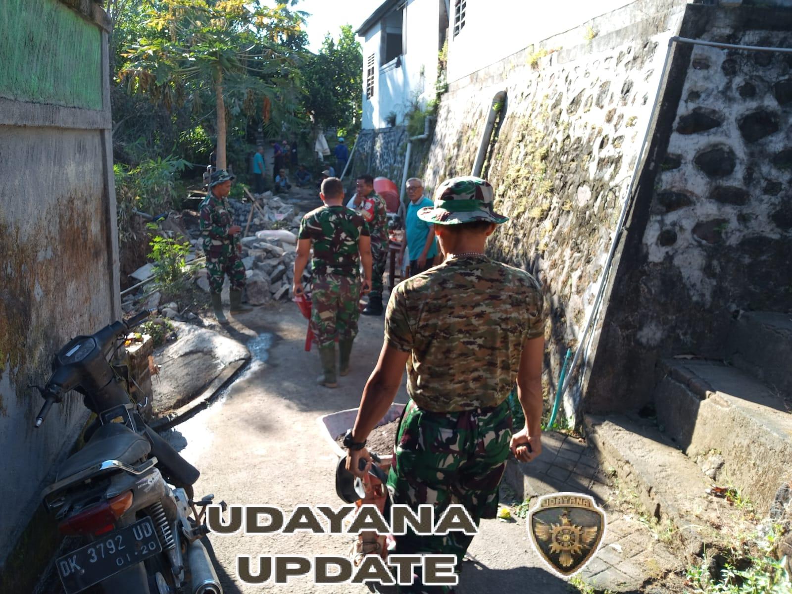 Satkowil Kodim 1609/Buleleng Bangun Irigasi, Wujud Nyata Kemanunggalan TNI dan Rakyat