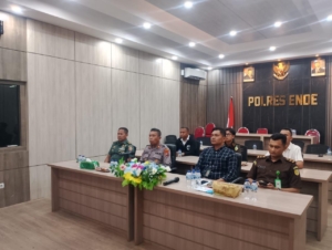 Kodim 1602/Ende Ikut Serta dalam Zoom Meeting Nasional Pencegahan Penempatan Pekerja Migran Ilegal