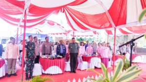 Kasrem 161/WS Bersama Wakapolda NTT, Hadiri Groundbreaking dan Launching SPPG Serentak.
