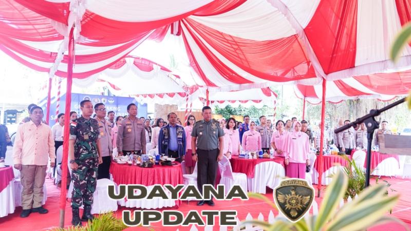 Kasrem 161/WS Bersama Wakapolda NTT, Hadiri Groundbreaking dan Launching SPPG Serentak.