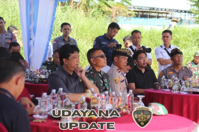 Dandim Klungkung Hadiri Ground Breaking Peletakan Batu Pertama Pembangunan Gedung SPPG