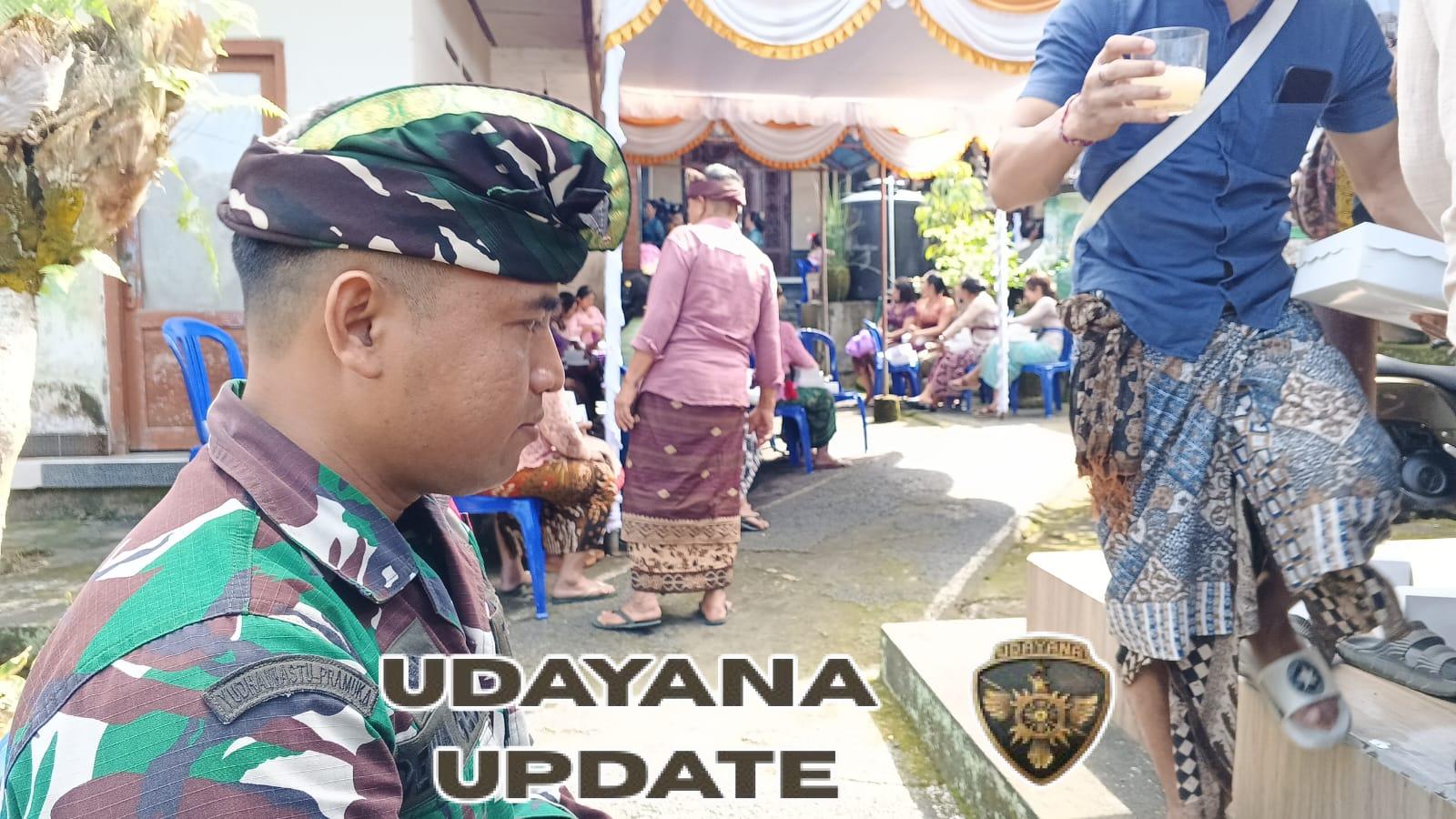 Babinsa Selisihan Monitoring Pernikahan Warga Binaan