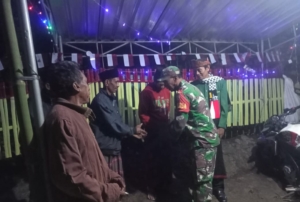 Babinsa Koramil 1608-06/Wawo Gelar Patroli dan Ronda Malam Demi Keamanan Wilayah