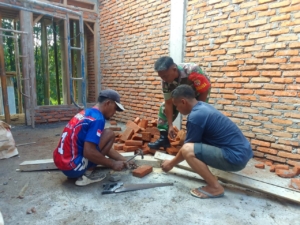 TNI-AD Aktif Laksanakan Pamwil dan Komsos di Desa Ndtundora 1 Kabupaten Ende