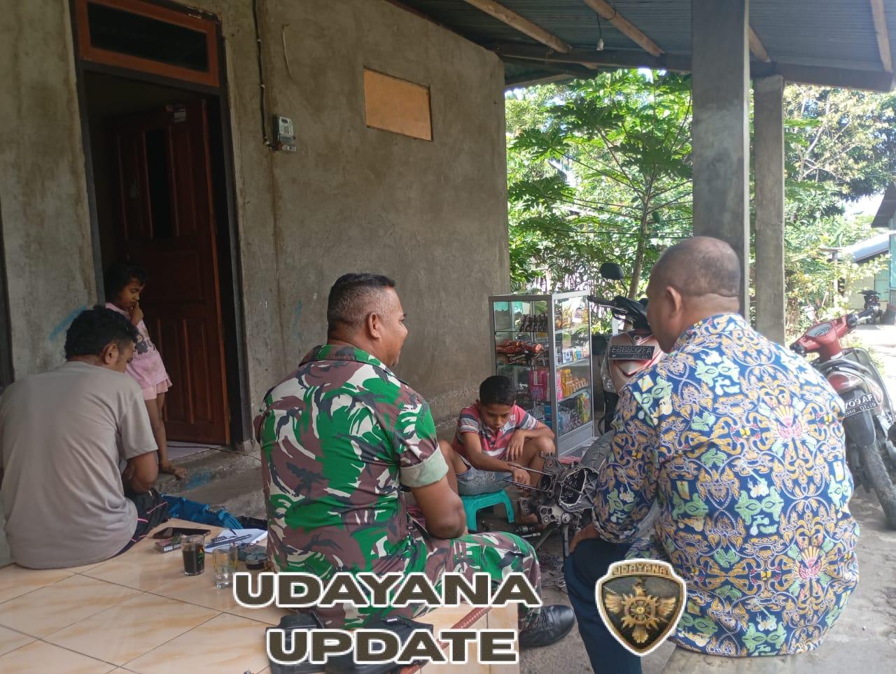 Jaga Stabilitas Wilayah, Babinsa Laksanakan Pamwil dan Komsos di Desa Rukuramba