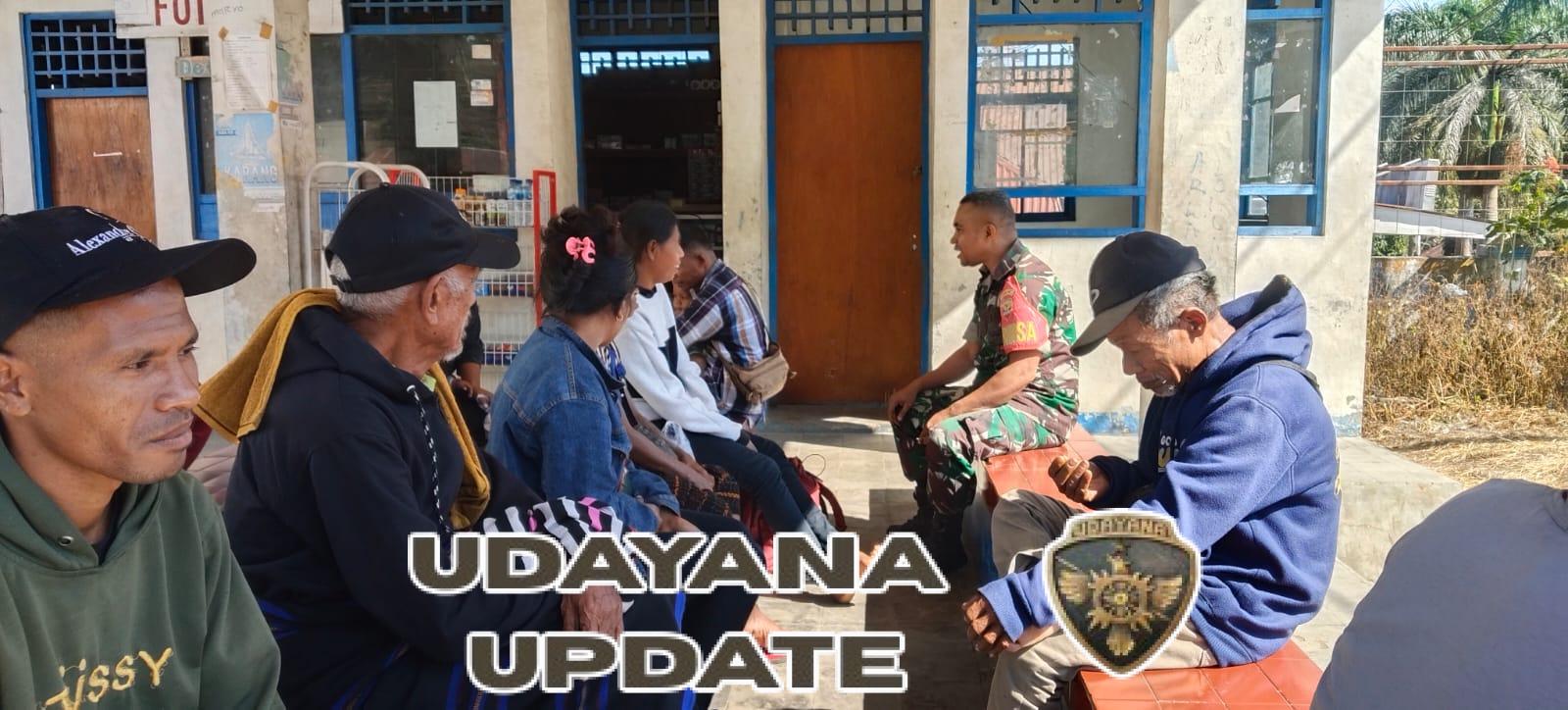 Kodim 1602/Ende: Babinsa Jadi Garda Terdepan dalam Menjaga Keamanan dan Kesehatan Masyarakat