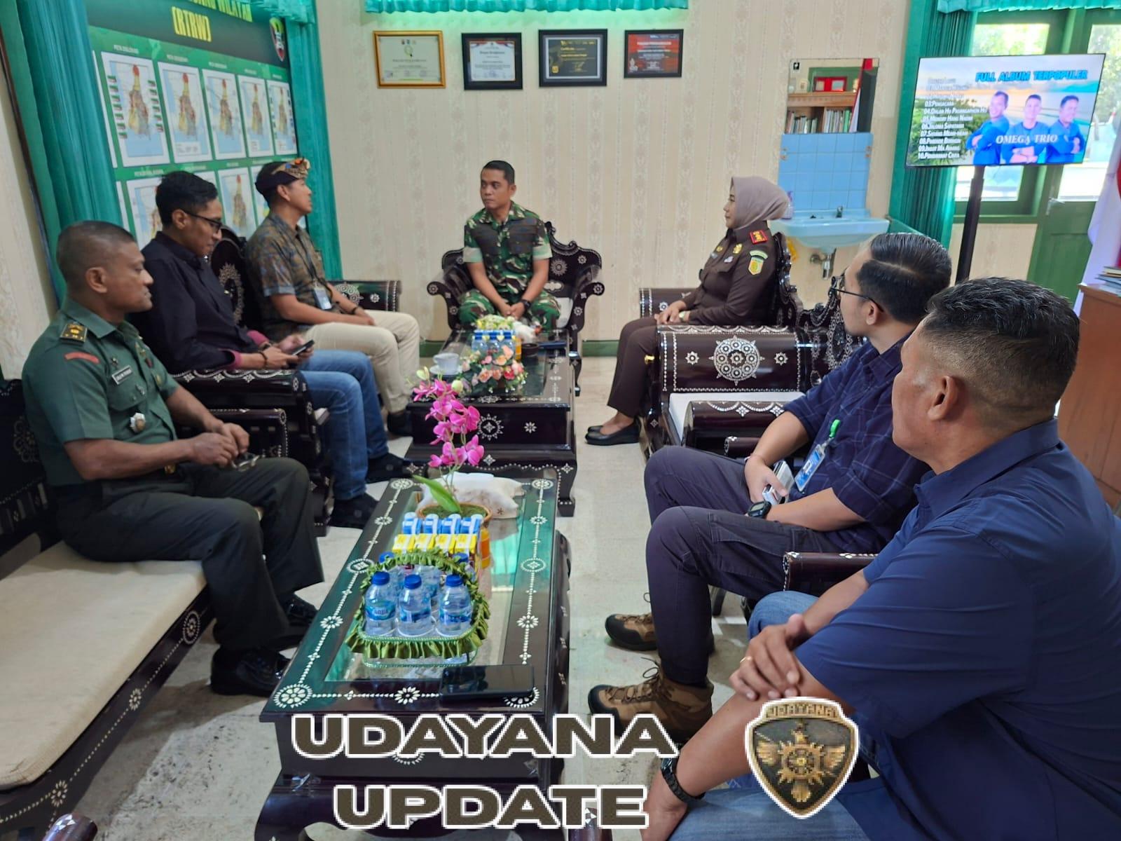 Perkuat Sinergi Dandim 1620/Loteng, Sambut Hangat Kunjungan Silaturahmi Kajari Loteng dan GM Angkasa Pura I Bandara Bizam