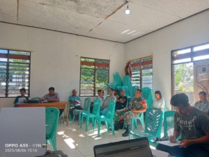 Babinsa Sertu Ishak Manafe Hadiri Musyawarah RKPDes Tahun 2026 di Desa Lidamanu