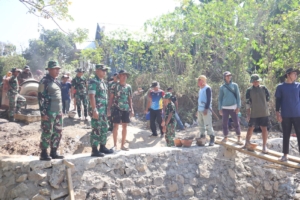 Danrem 162/WB Apresiasi Progres TMMD ke-125 Kodim 1607/Sumbawa di Desa Kalabeso