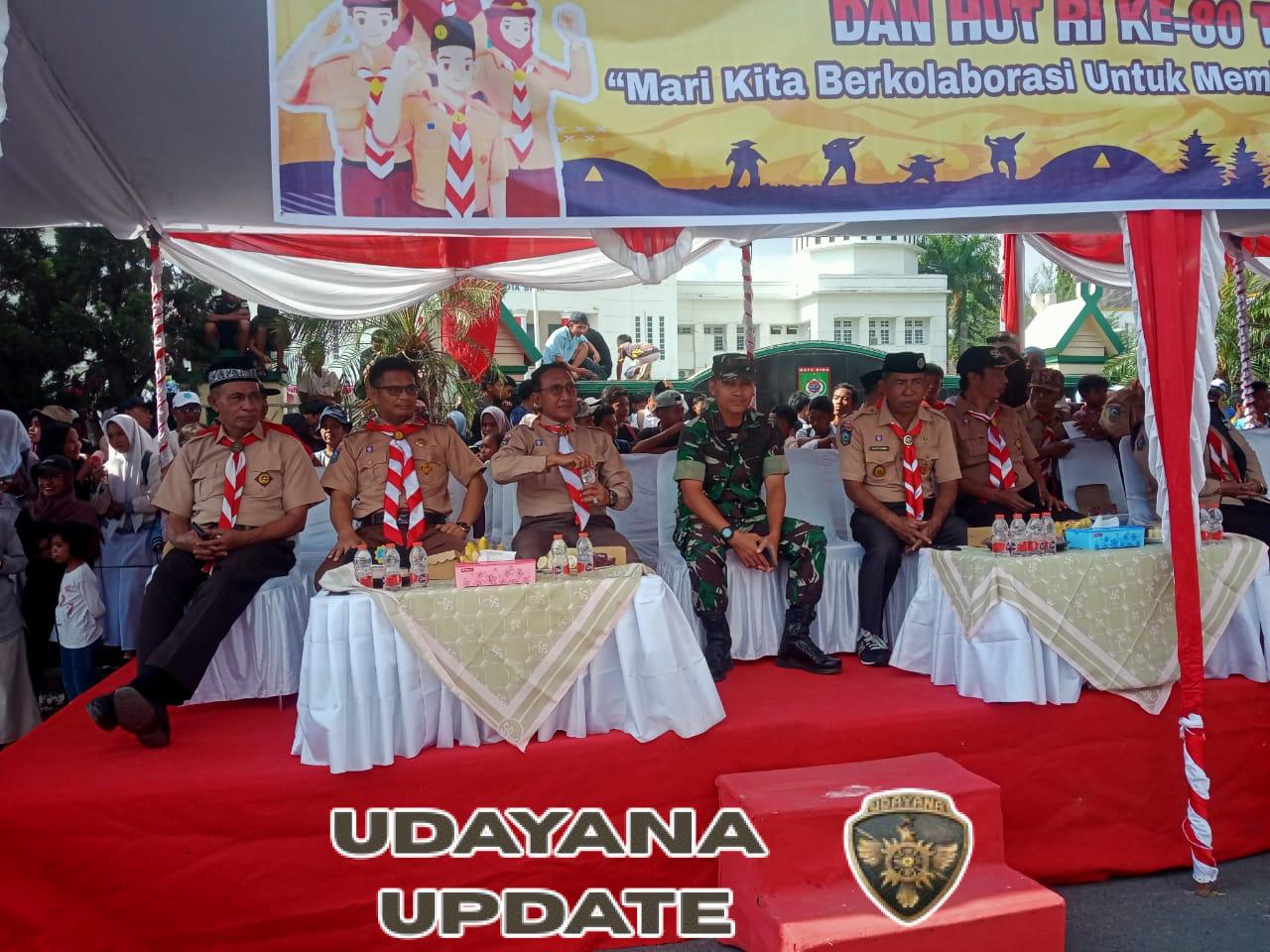 Semarak HUT Kemerdekaan RI ke-80 di Kota Bima dengan Gerak Jalan Pelajar