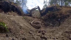 Jalan Penghubung Dusun Kiraman Dibuka, Tembus Karang Hitam