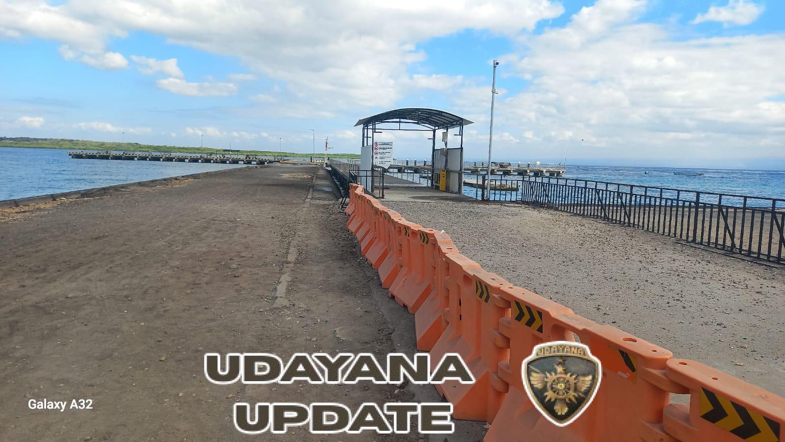 Ditutup Sementara Karena Cuaca Buruk, Wadanramil Nusa Penida Terjunkan Babinsa Monitoring Pelabuhan Banjar Nyuh