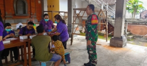 Babinsa Paksebali Terus Motivasi Warga Untuk Manfaatkan Posyandu Dengan Optimal