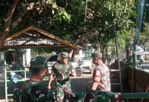 Koramil 1614-03 Hu’u Gelar Jumat Bersih Sambut HUT RI ke-80