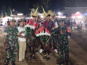 Kodim 1627/Rote Ndao Gelar Lomba Kuda Hias dan Tarian Kreasi Dalam Rangka HUT RI Ke-80