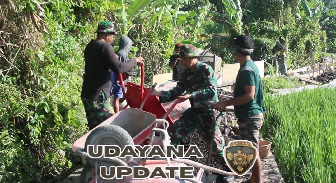 Impian Lama Warga Banjar Penida dan Lantangidung Terwujud Lewat TMMD ke-125