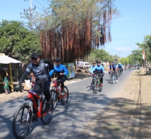 Kodim 1608/Bima Gelar Fun Bike Seru, Ajak Anggota dan Masyarakat Hidup Sehat!