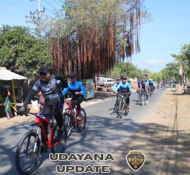 Kodim 1608/Bima Gelar Fun Bike Seru, Ajak Anggota dan Masyarakat Hidup Sehat!