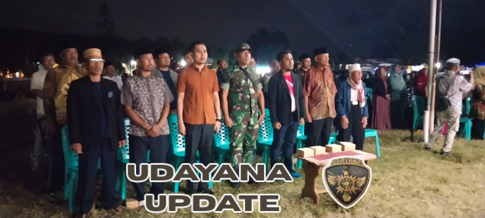 Wujudkan Kebersamaan, Danramil 1607-07/Lunyuk Dukung Rame Malam HUT RI