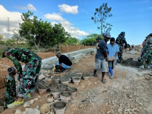 Perkembangan Pekerjaan Program TMMD 125 Kodim 1605/Belu Hingga Memasuki Hari Ke-17