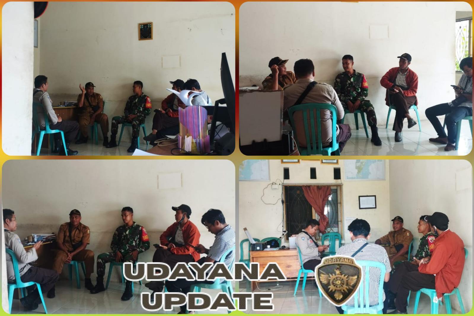 Babinsa Timbanuh Ajak Warga Kibarkan Merah Putih dan Jaga Keamanan Lingkungan