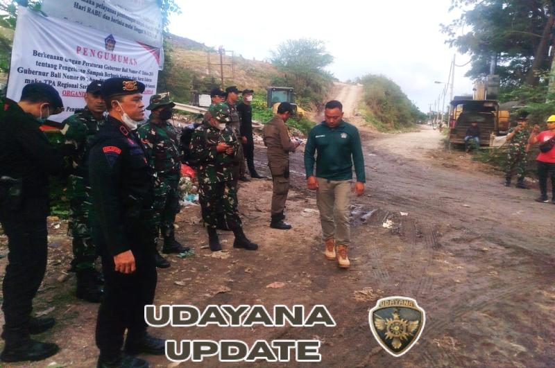 Penjagaan Personel Gabungan di TPA Suwung Guna Mengurangi Sampah yang Berlebih