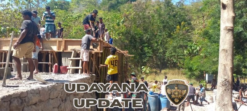 Kebersamaan Babinsa dan Warga Percepat Pembangunan Desa