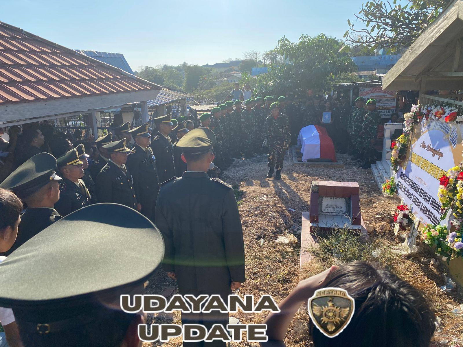 Upacara Pemakaman Militer Prada Lucky Chepril Saputra Namo Digelar di TPU Mapoli Kupang
