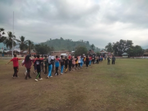 Koramil  Monta Rutin Gelar Pelatihan Paskibra Sambut HUT RI ke-80