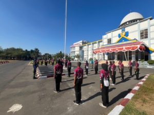 Kodim 1614/Dompu Latih Paskibra Kabupaten Demi Suksesnya HUT RI ke-80