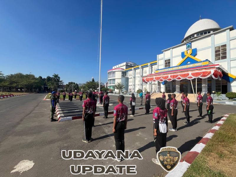 Kodim 1614/Dompu Latih Paskibra Kabupaten Demi Suksesnya HUT RI ke-80