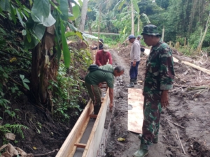 Dan SSK TMMD 125: Jalan Usaha Tani untuk Tingkatkan Kesejahteraan Petani