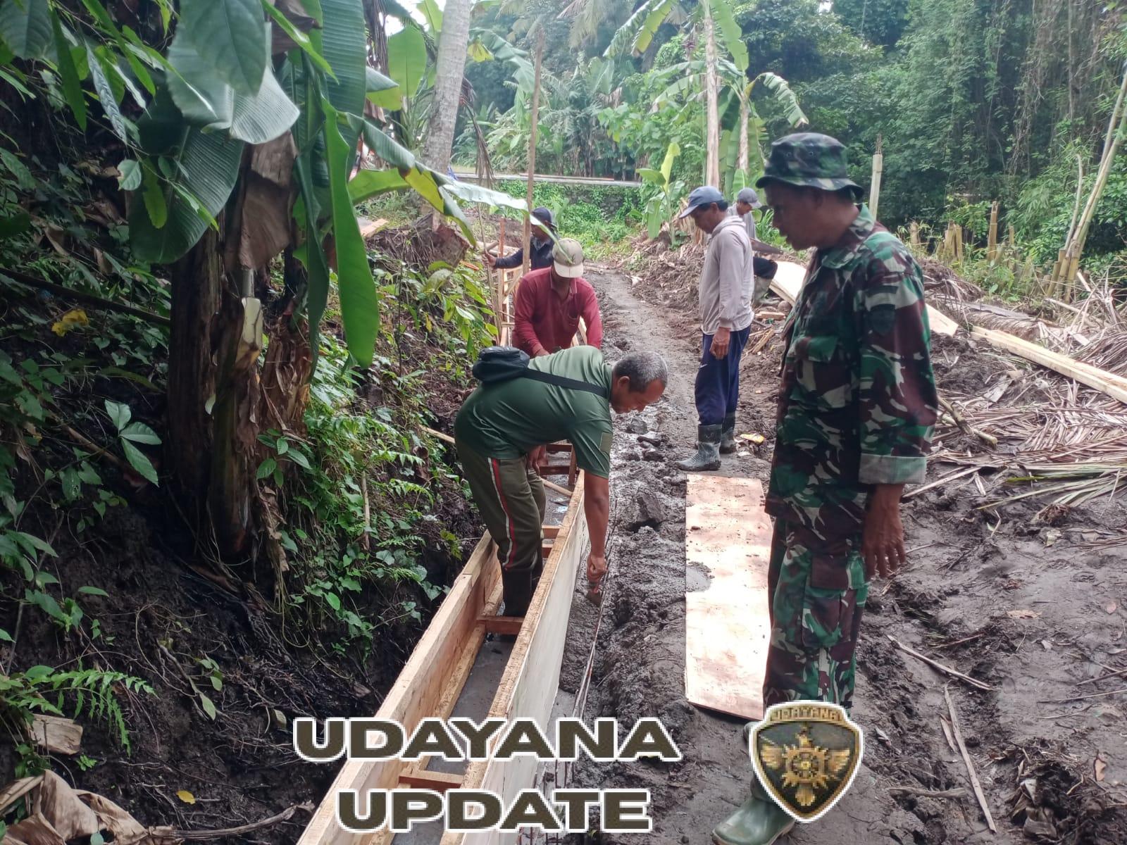 Dan SSK TMMD 125: Jalan Usaha Tani untuk Tingkatkan Kesejahteraan Petani