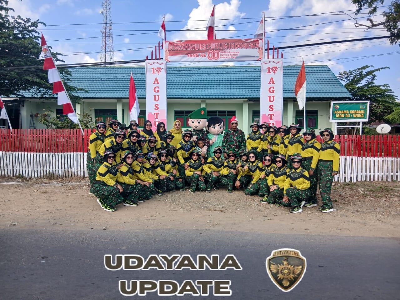 Semarak Gerak Jalan Indah Sambut HUT RI ke-80 di Woha Berlangsung Lancar