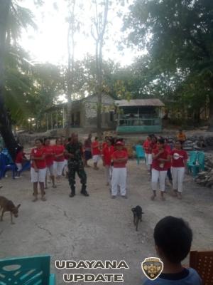 Babinsa Pantau Kegiatan Lomba Dalam Rangka Memperingati HUT RI Ke 80 di Wilayah Binaan.