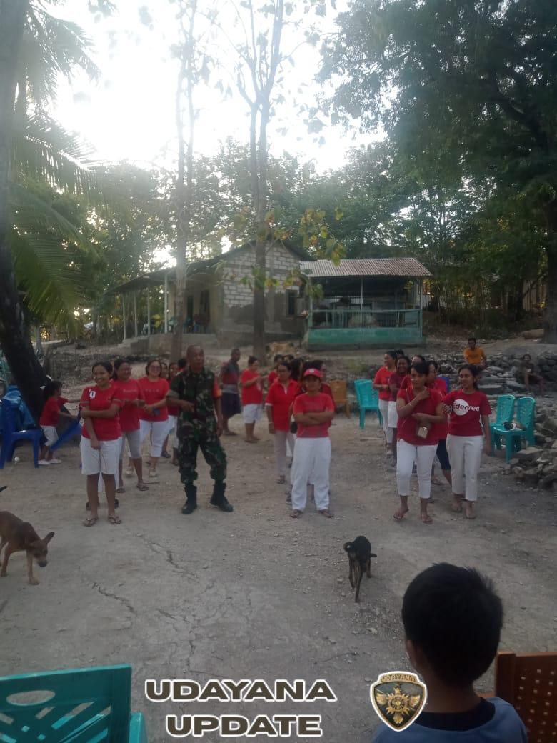 Babinsa Pantau Kegiatan Lomba Dalam Rangka Memperingati HUT RI Ke 80 di Wilayah Binaan.