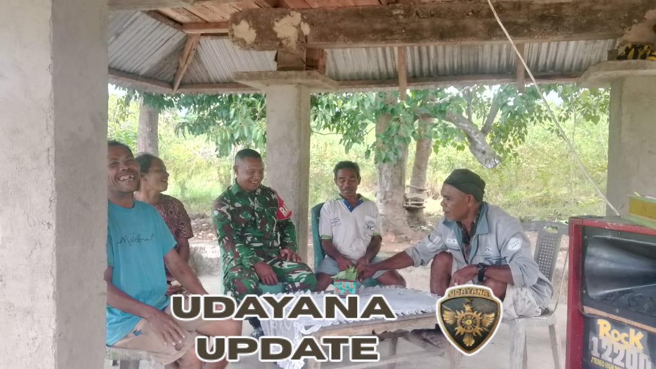 Babinsa Koramil 1618-01/Miotim Ajak Warga Naiola Tanamkan Semangat Nasionalisme Jelang HUT RI ke-80