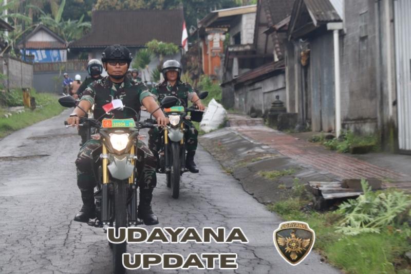 Dandim Klungkung Naik Motor, Kodim Klungkung Gelar Patroli Pantau Situasi