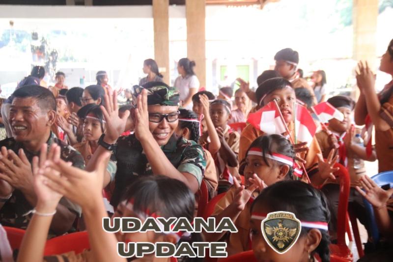 Penyerhan Kunci RTLH Dan Bakti Sosial, Dandim Klungkung Bangkitkan Semangat Kebangsaan