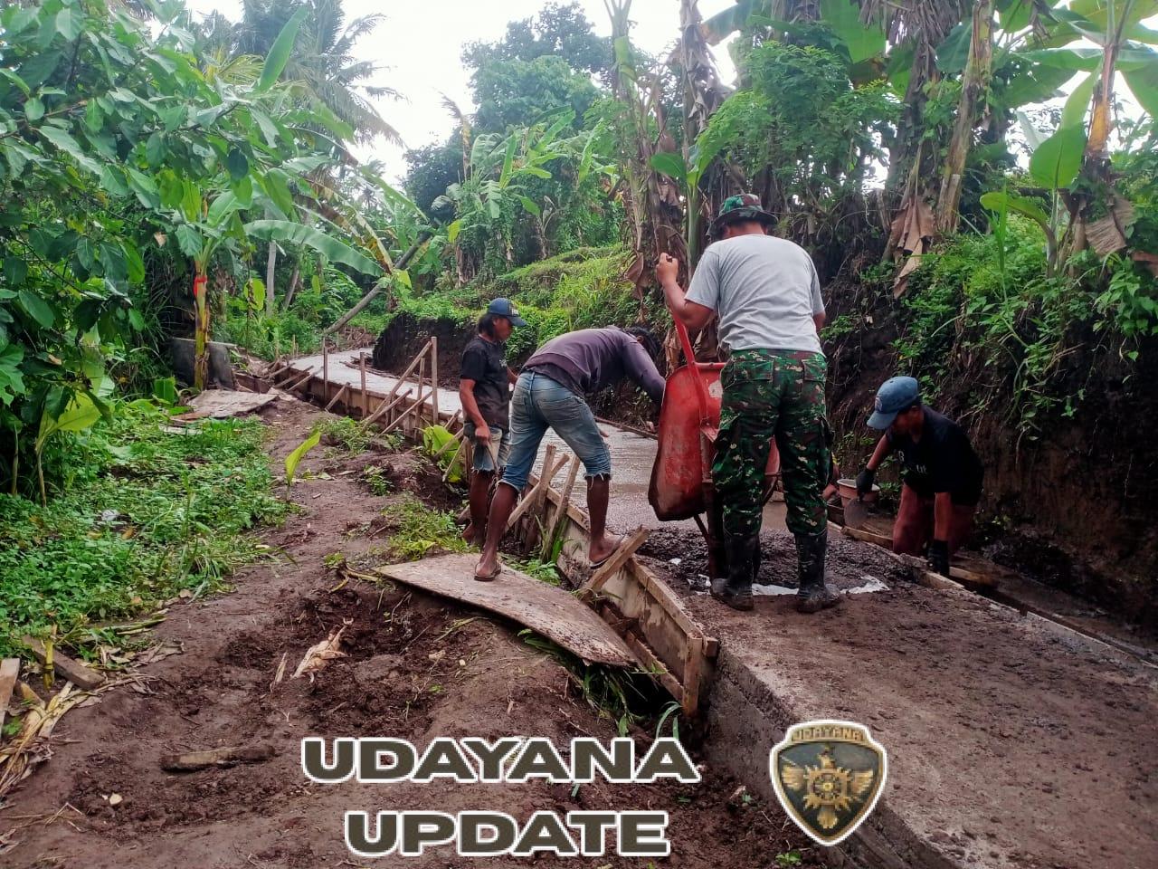 Kepemimpinan Dan SSK TMMD Percepat Pembangunan Akses Pertanian Desa Batuan