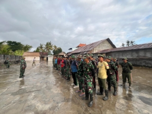 Dan SSK TMMD Pimpin Pembangunan JUT Usai Pengecekan Personel di Lapangan