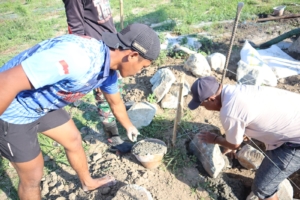 ‎TMMD ke-125 Kodim 1607/Sumbawa Bangun Rumah Mesin Sumur Bor di Desa Kalabeso