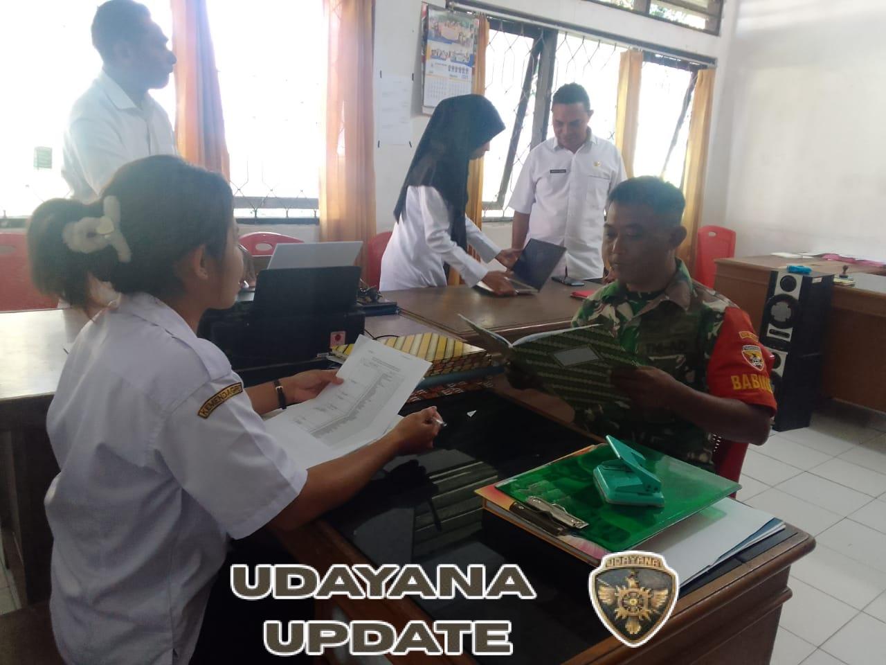 Monitoring Wilayah dan Puldata Teritorial, Babinsa Kodim 1602/Ende Pastikan Data Akurat