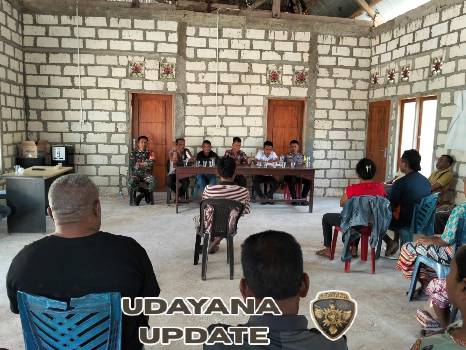 Babinsa dan Bhabinkamtibmas Mediasi Kasus KDRT di Desa Sakubatun