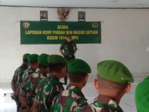 Komandan Kodim 1614/Dompu Lepas Prajurit Terbaik ke Satuan Baru
