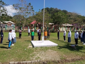 ‎Sinergi TNI-Polri di Ropang, Latih Paskibraka Jelang HUT RI ke-80