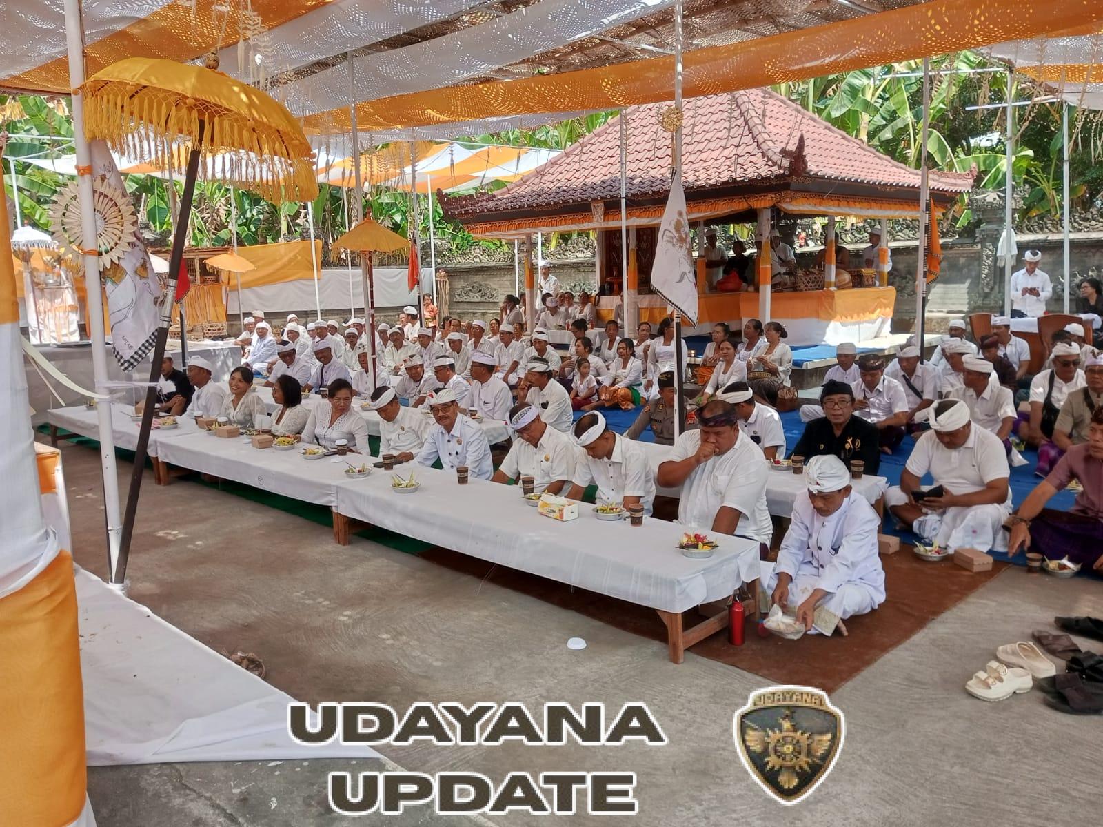 Dihadiri Jajaran Pejabat, Babinsa dan Bhabinkamtibmas Kompak Amankan Karya Agung Ngenteg Linggih