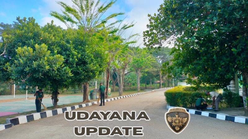 Semangat Gotong Royong Warnai Pembersihan Pangkalan Kodim 1618/TTU