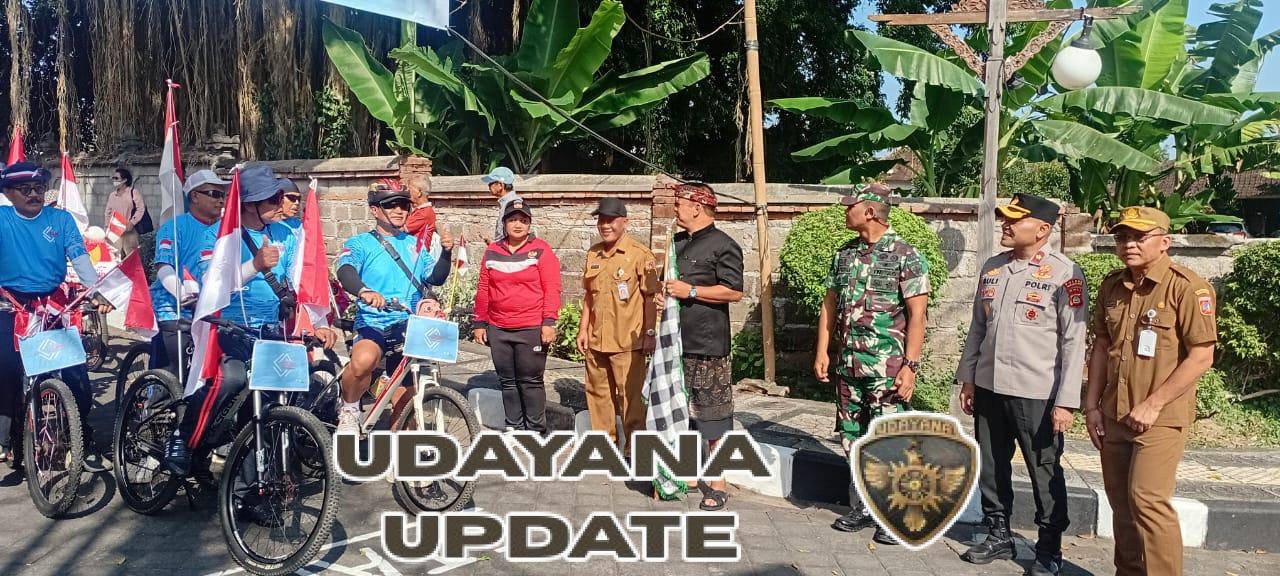 Dukung kelancaran peringatan HUT kemerdekaan RI ke-80, Dandim 1623/Karangasem lepas peserta funbike.